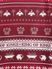 King of Kings Ruby Red PJ Long Sleeve Set Cotton