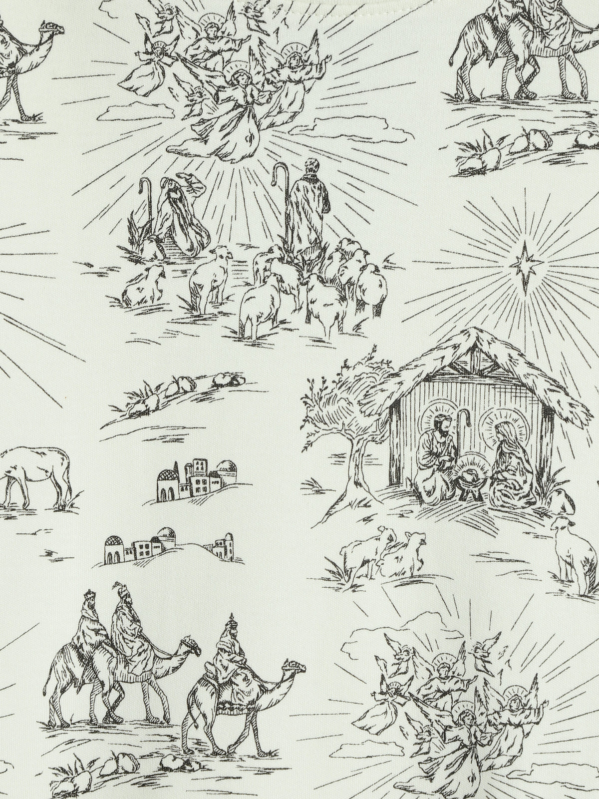 O Little Town of Bethlehem Long Sleeve PJ Set Cotton