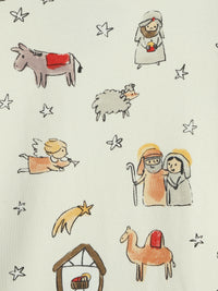 Away in a Manger PJ Long Sleeve Set Cotton