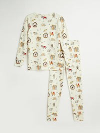 Away in a Manger PJ Long Sleeve Set Cotton