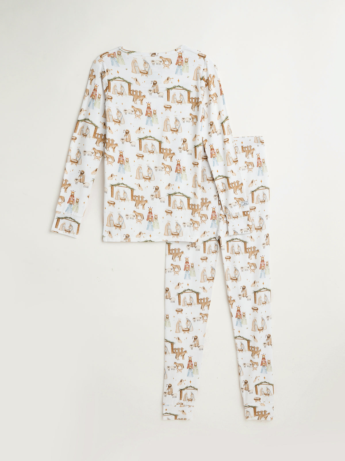 The First Noel PJ Long Sleeve Set Bamboo