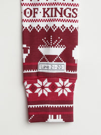 King of Kings Ruby Red PJ Long Sleeve Set Cotton