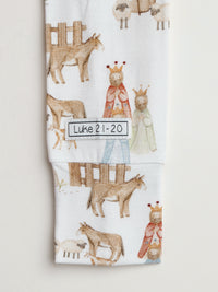 The First Noel PJ Long Sleeve Set Bamboo