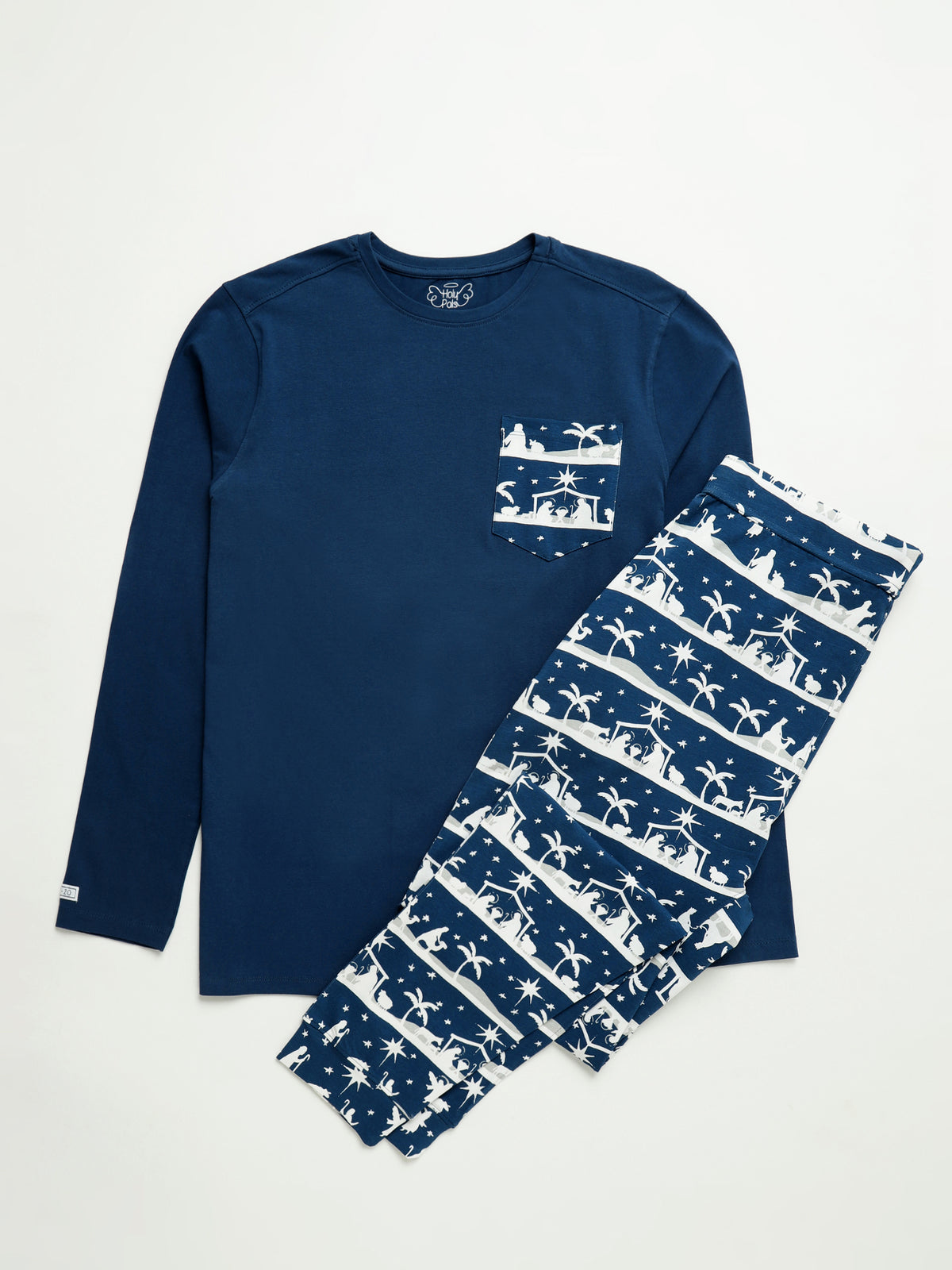 Starry Night Mens PJ Set Cotton