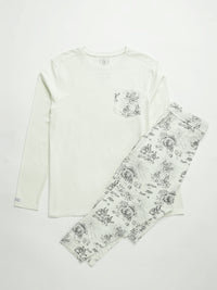 O Little Town of Bethlehem Mens PJ Set Cotton