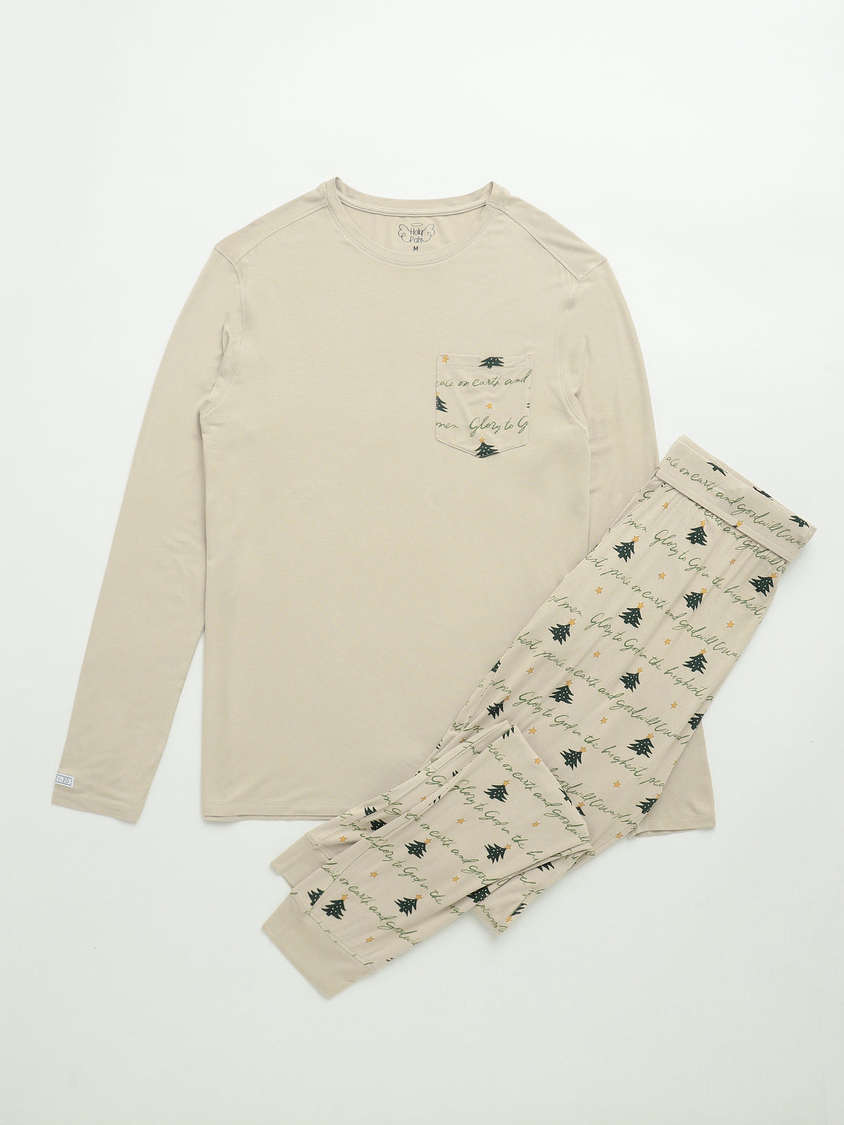 Glory to God Christmas Men's PJ Set Bamboo