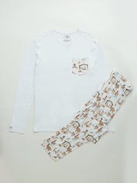 The First Noel Mens PJ Set Bamboo