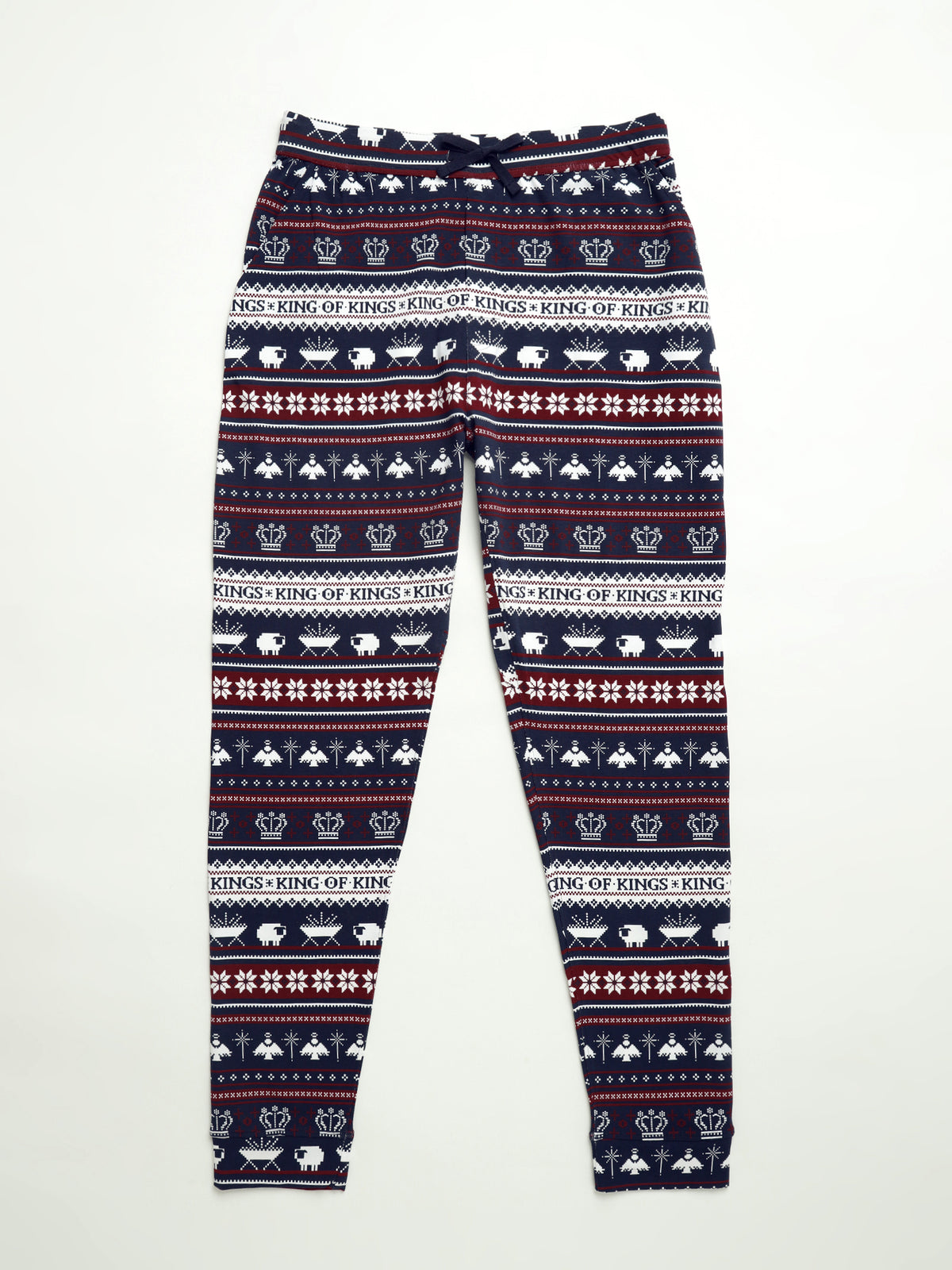 King of Kings Midnight Blue Mens PJ Set Cotton