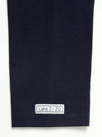 King of Kings Midnight Blue Mens PJ Set Cotton