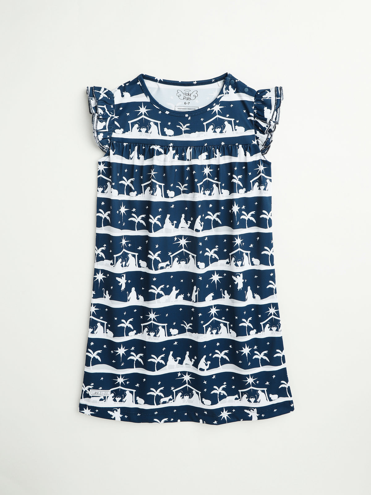 Starry Night PJ Girls Nightgown Polyester