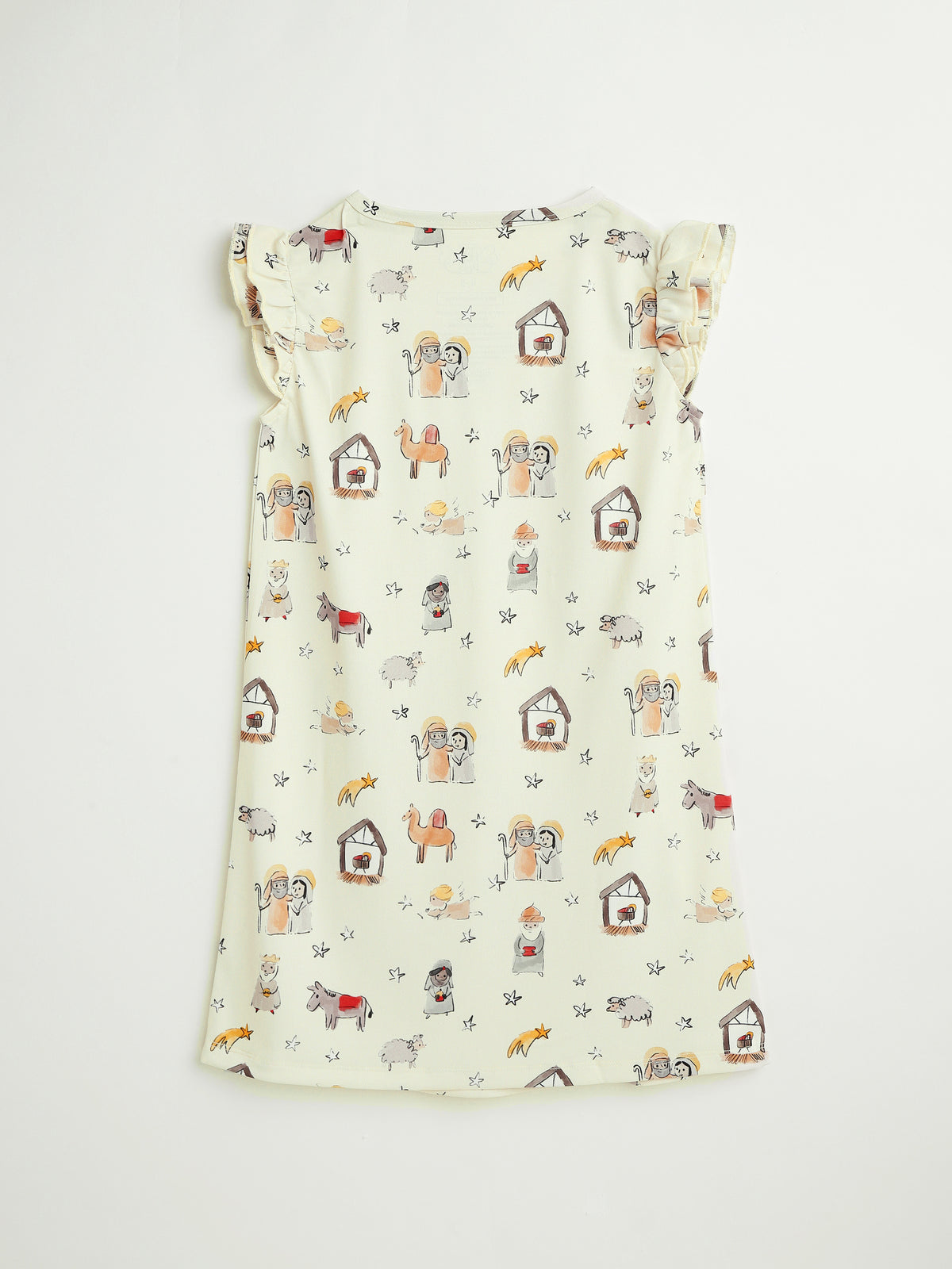 Away in a Manger PJ Girls Nightgown Polyester