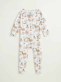 The First Noel Footless Onesie Bamboo