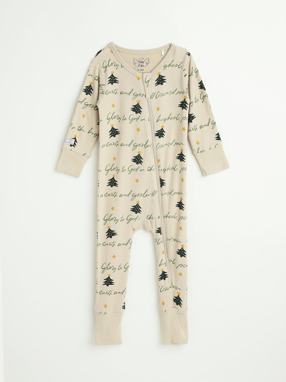 Glory to God PJ Footless Onesie Bamboo