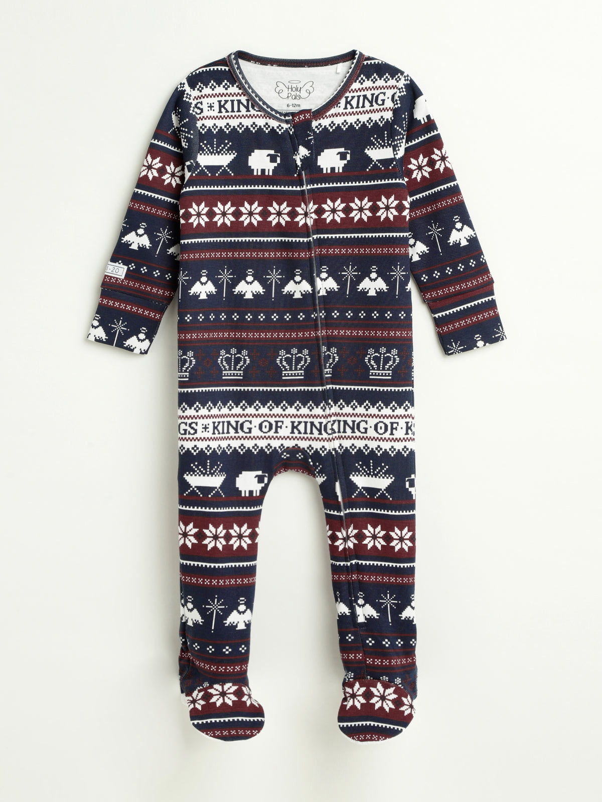 King of Kings Midnight Blue Footed Onesie Cotton