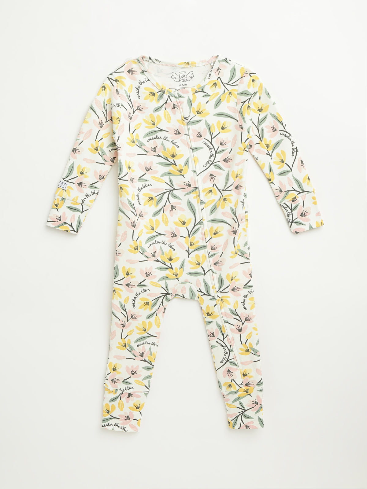 Consider the Lilies Footless Onesie Cotton