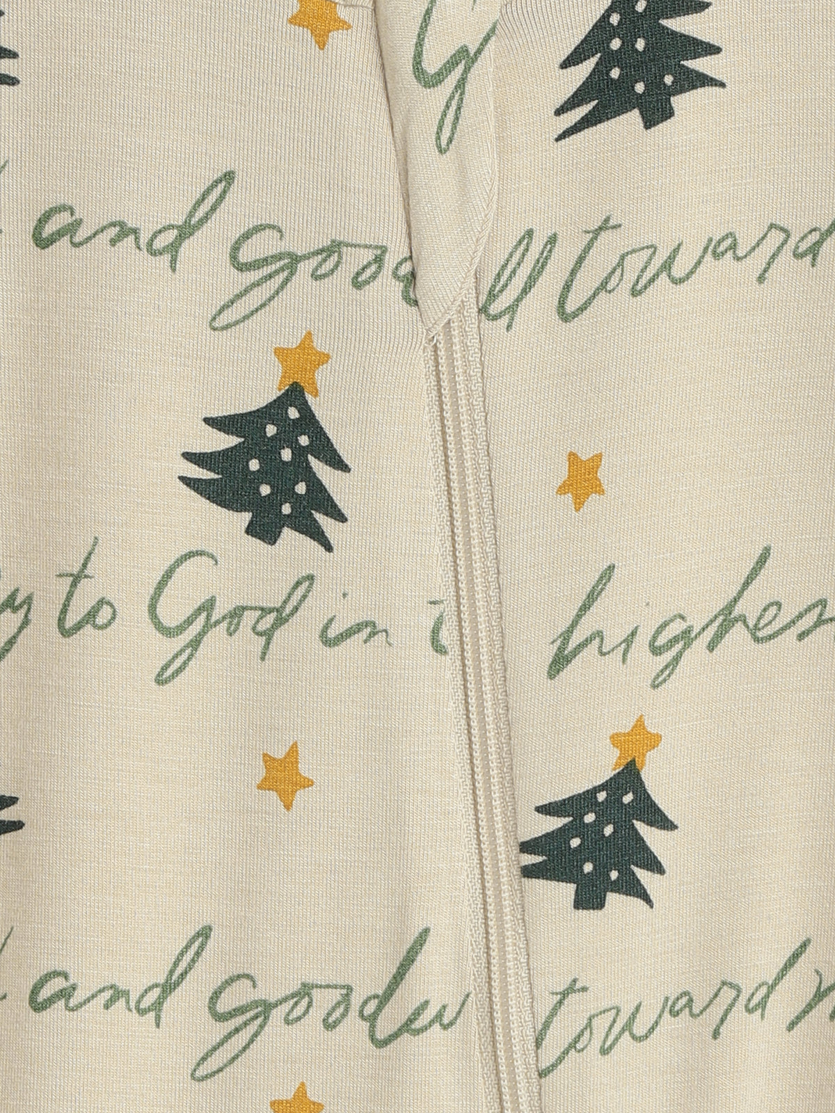 Glory to God PJ Footless Onesie Bamboo