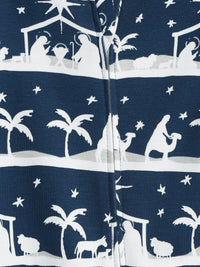 Starry Night Footed Onesie Cotton