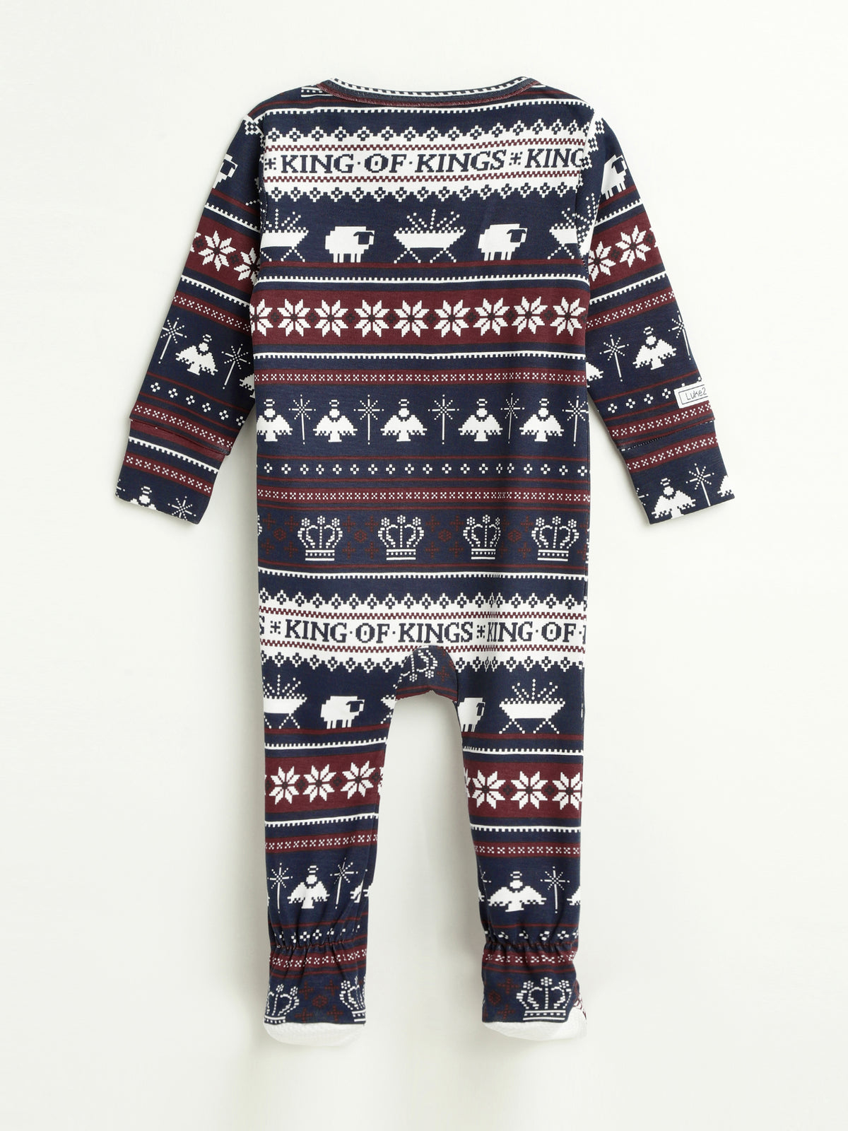 King of Kings Midnight Blue Footed Onesie Cotton