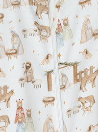 The First Noel Footless Onesie Bamboo