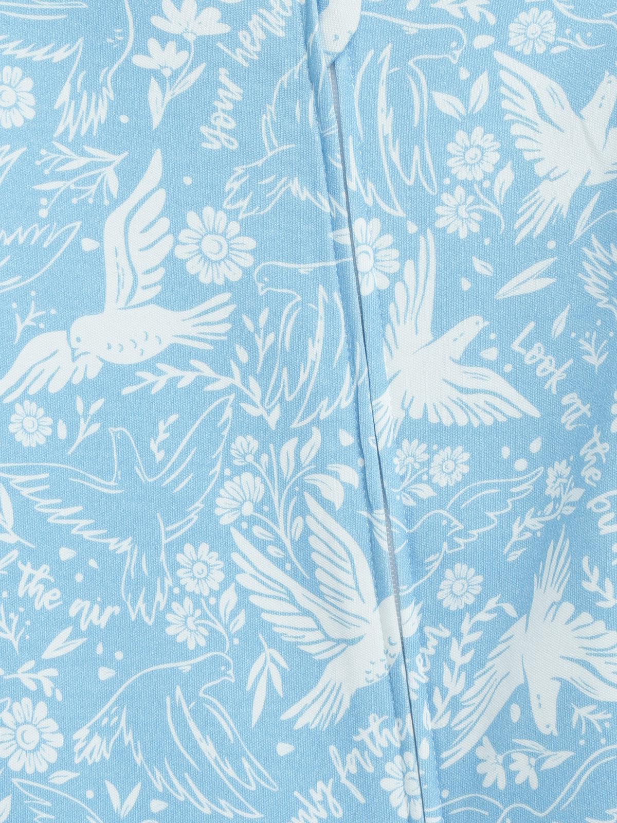 Birds of the Air Footless Onesie Cotton