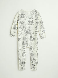 O Little Town of Bethlehem Footless Onesie PJ Cotton