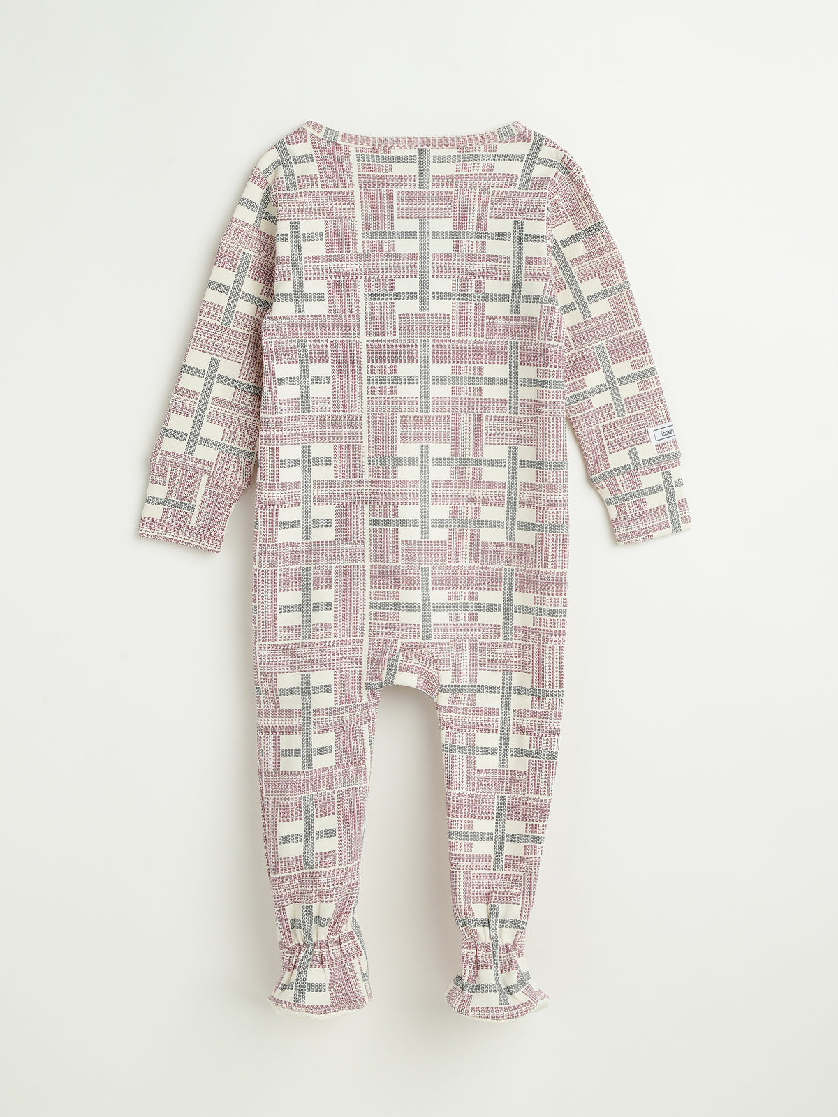 Prophecy Plaid Footed Onesie Cotton