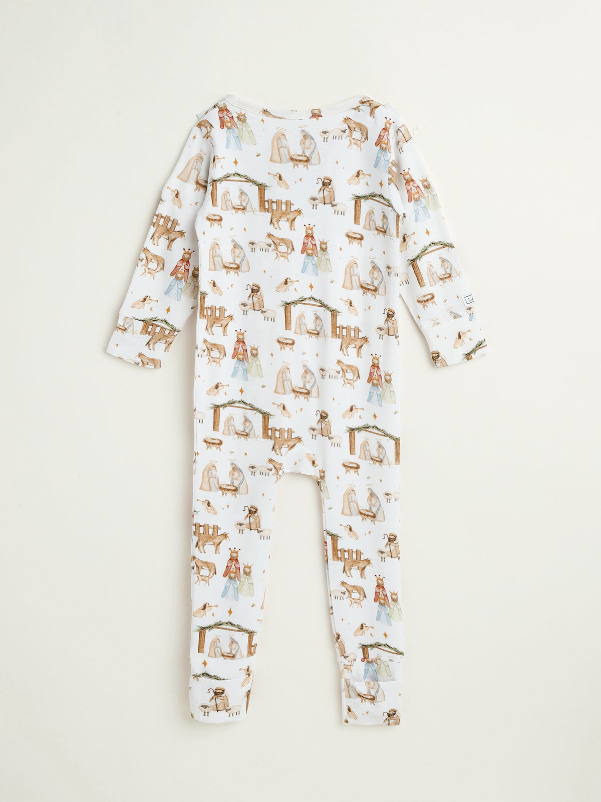 The First Noel Footless Onesie Bamboo