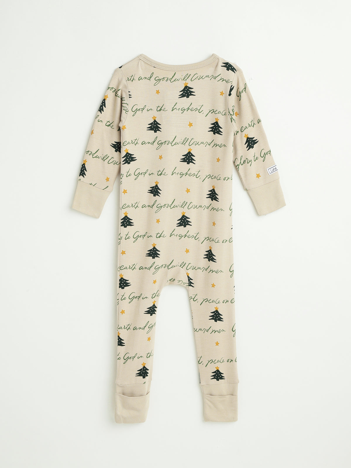 Glory to God PJ Footless Onesie Bamboo