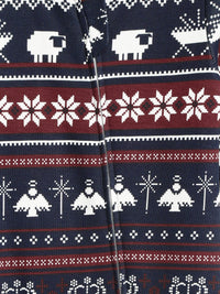 King of Kings Midnight Blue Footed Onesie Cotton