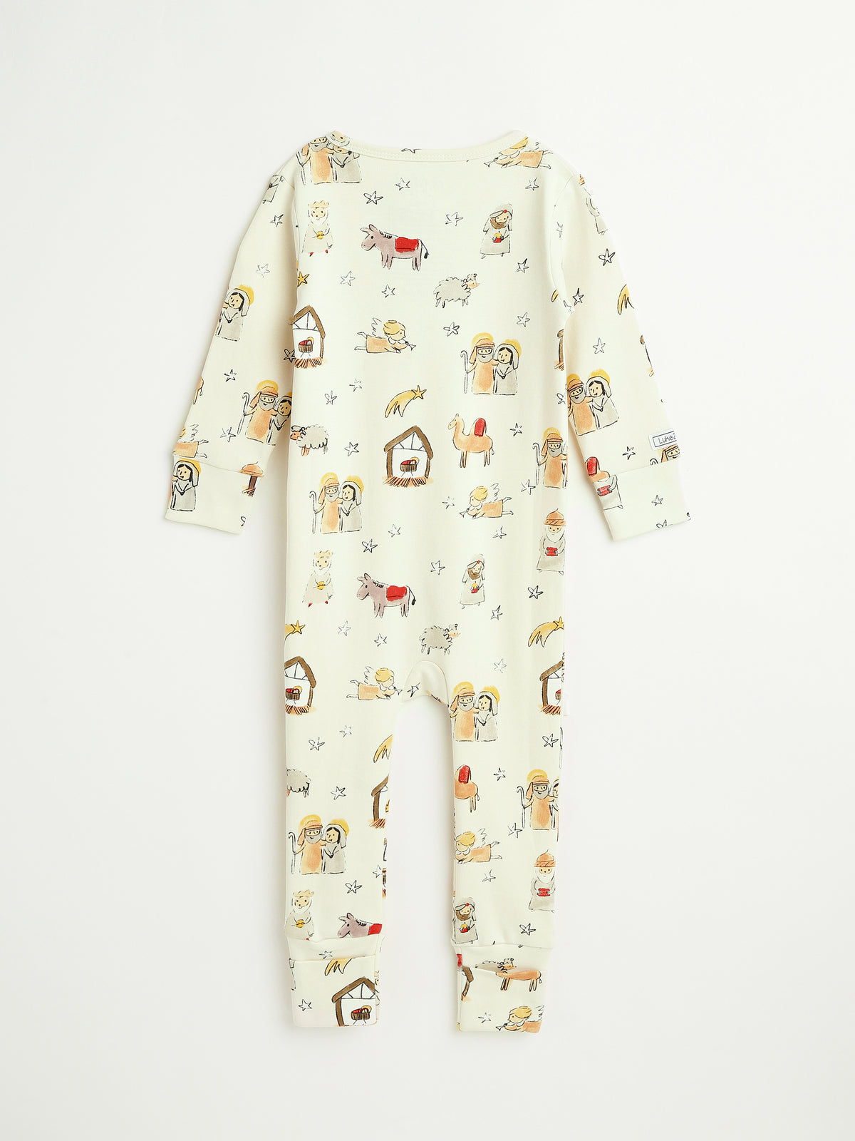 Away in a Manger PJ Footless Onesie Cotton