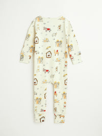 Away in a Manger PJ Footless Onesie Cotton