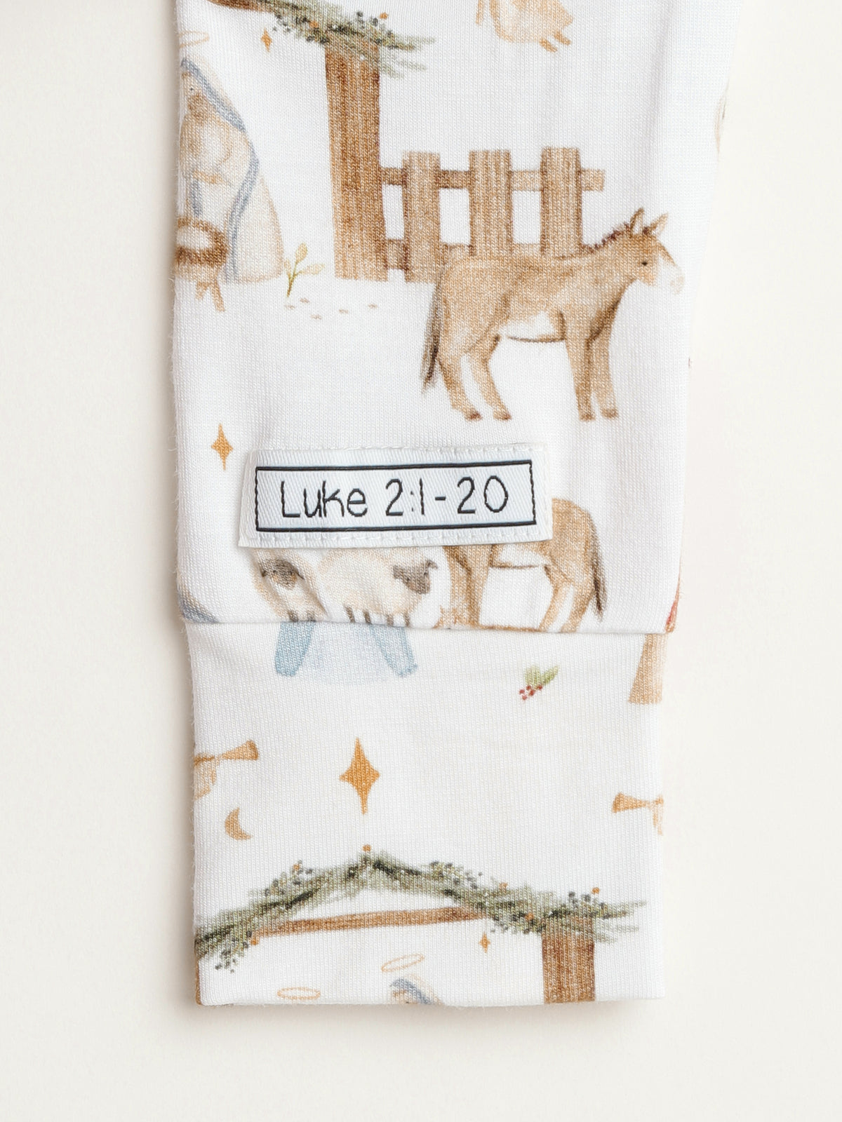 The First Noel Footless Onesie Bamboo