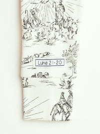 O Little Town of Bethlehem Footless Onesie PJ Cotton