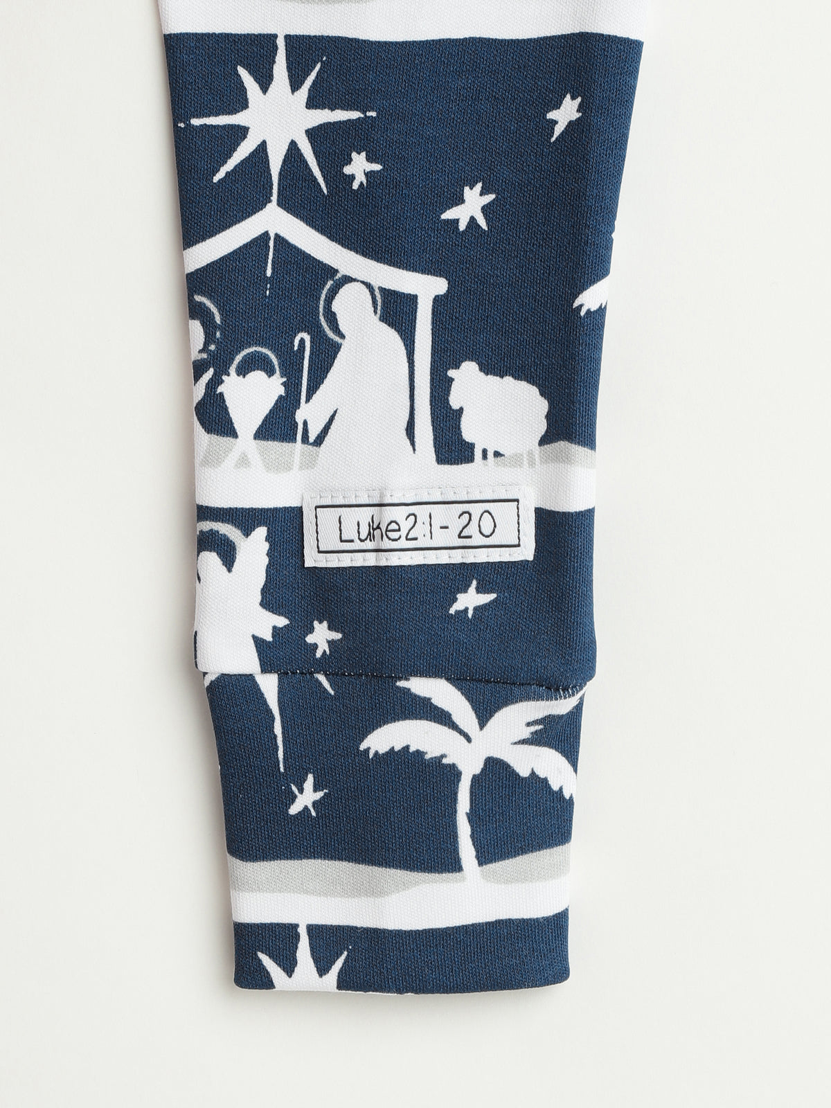 Starry Night Footed Onesie Cotton