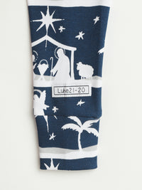 Starry Night Footed Onesie Cotton