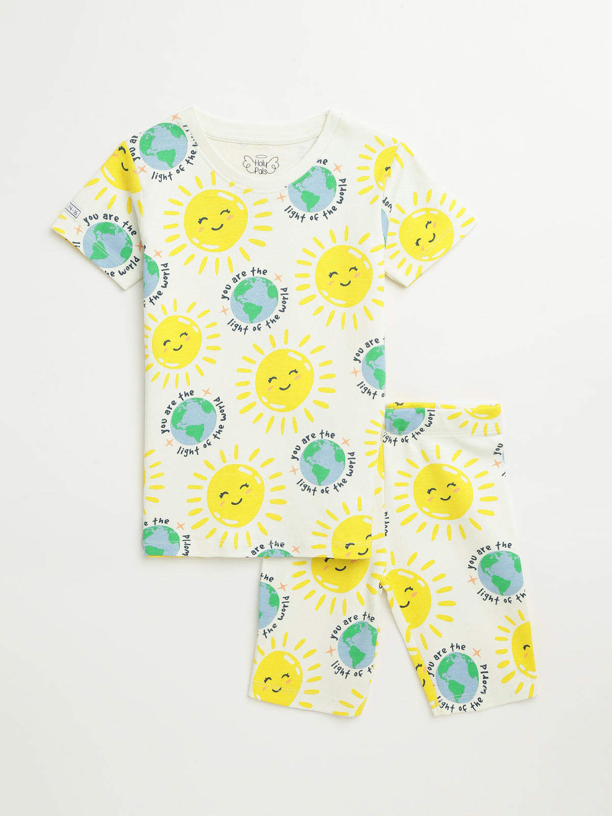 Light of the World Shorts Set Cotton