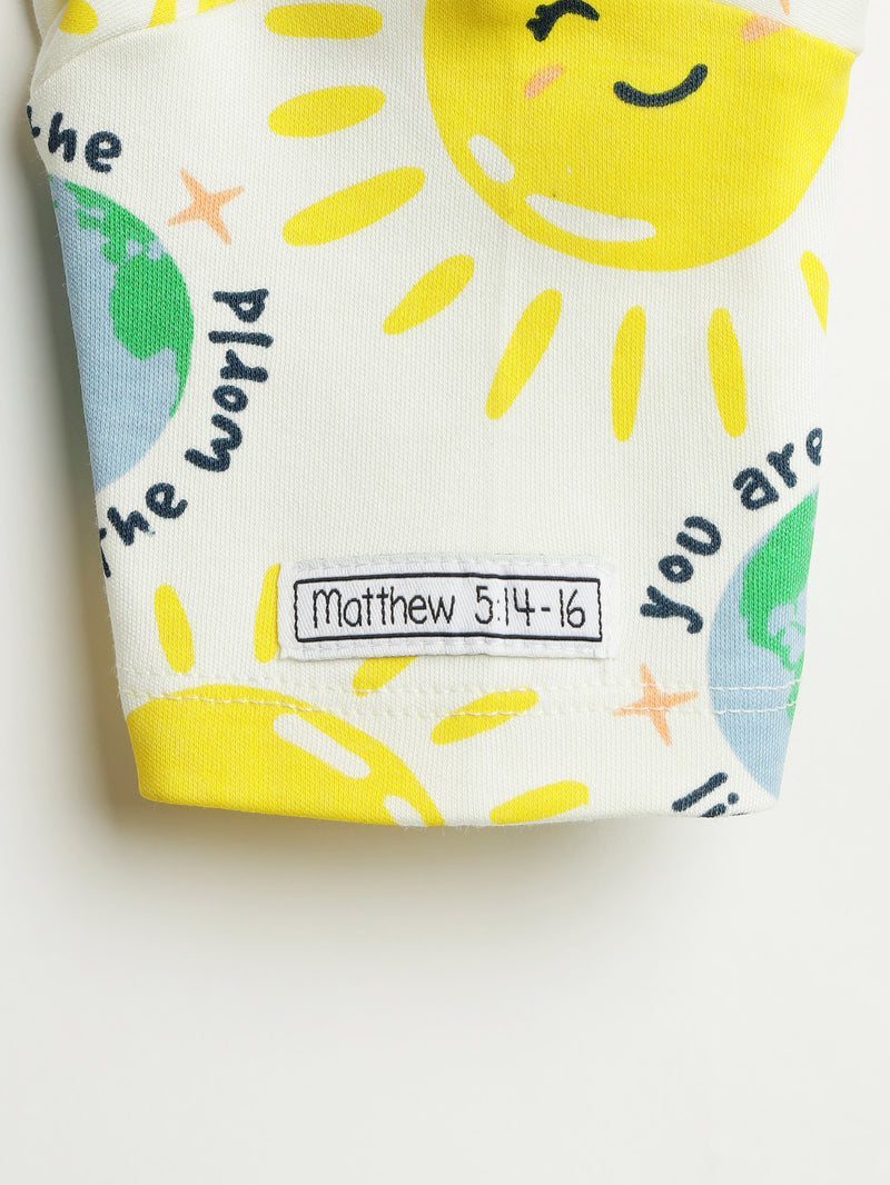 Light of the World Shorts Set Cotton