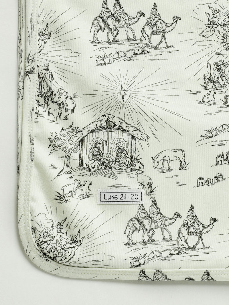O Little Town of Bethlehem Swaddle Cotton