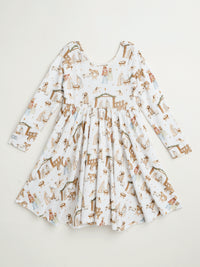 The First Noel Twirl Dress Bamboo