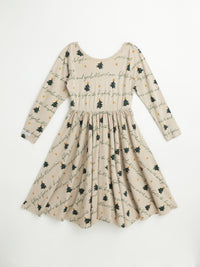 Glory to God Twirl Dress Bamboo