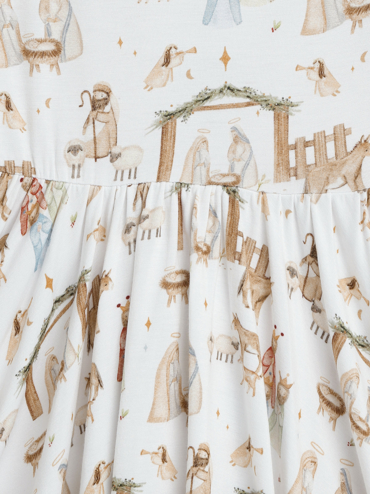 The First Noel Twirl Dress Bamboo