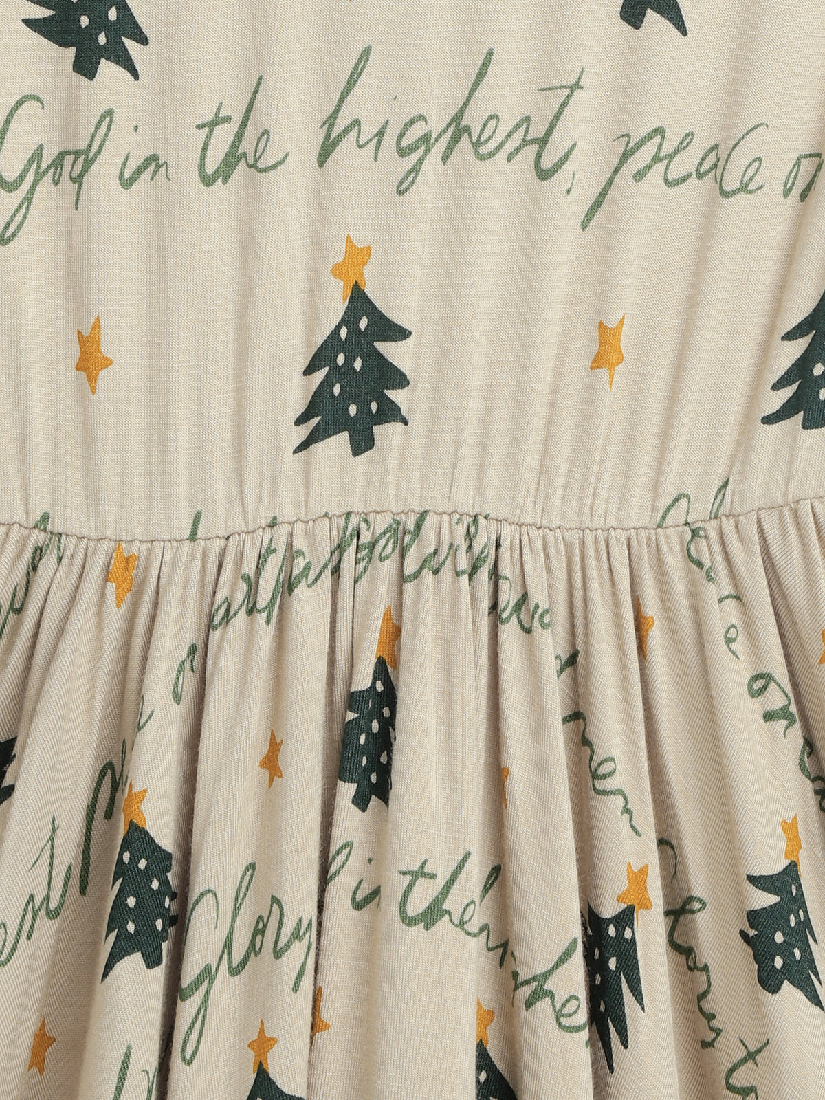 Glory to God Twirl Dress Bamboo