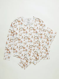 The First Noel Womens Jogger PJ Set Bamboo