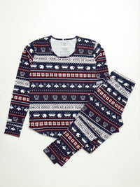 King of Kings Midnight Blue Womens Jogger PJ Set Cotton