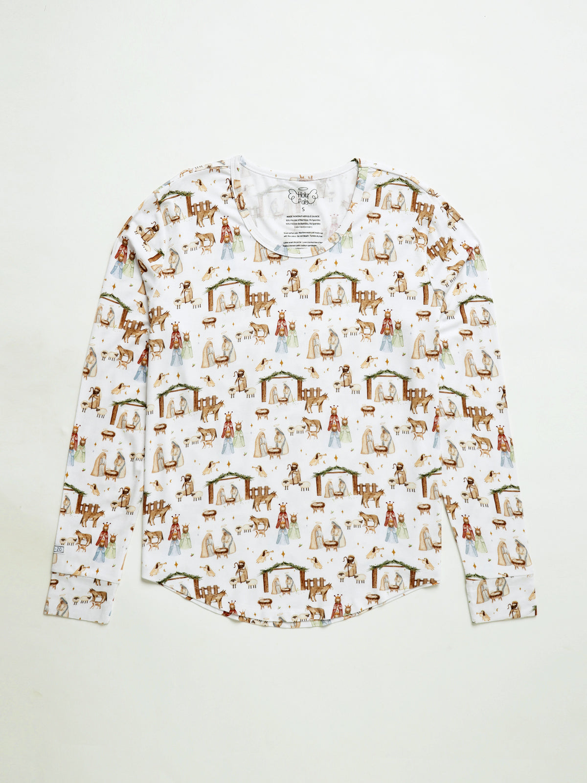 The First Noel Womens Jogger PJ Set Bamboo