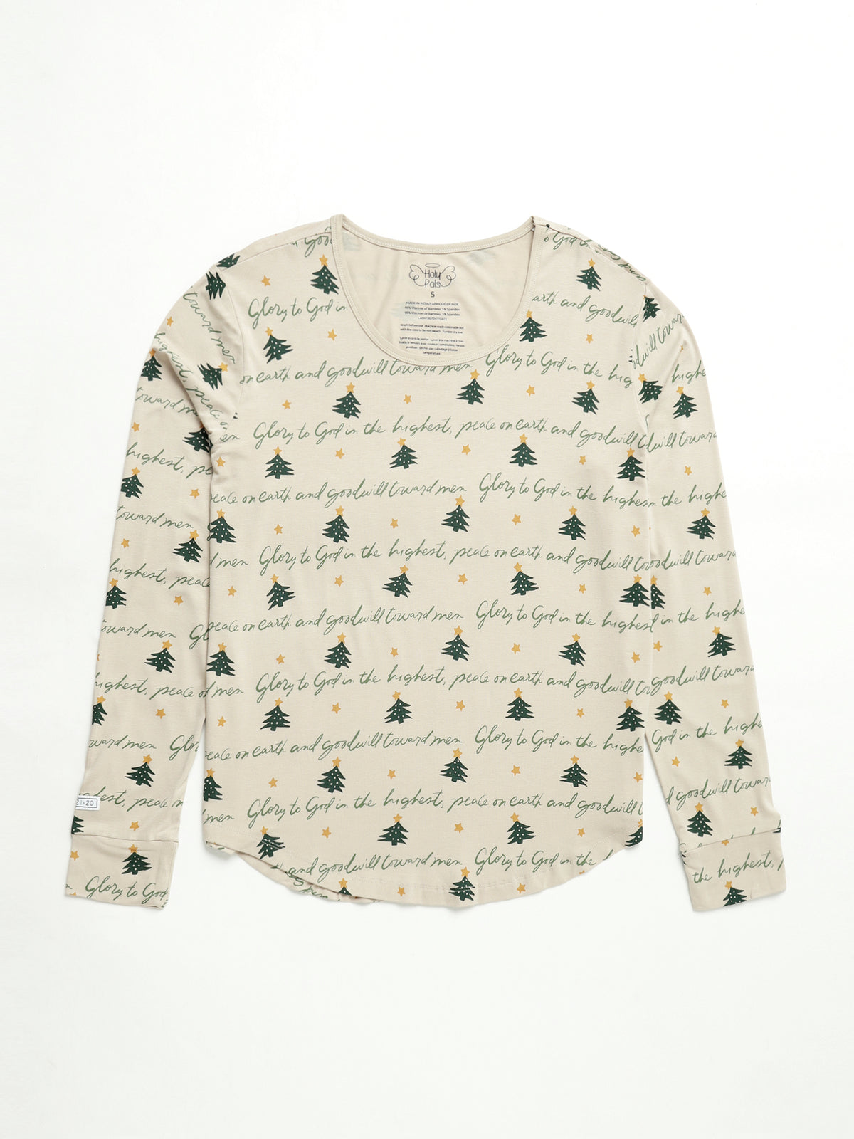 Glory to God Christmas Women's Jogger PJ Set Bamboo