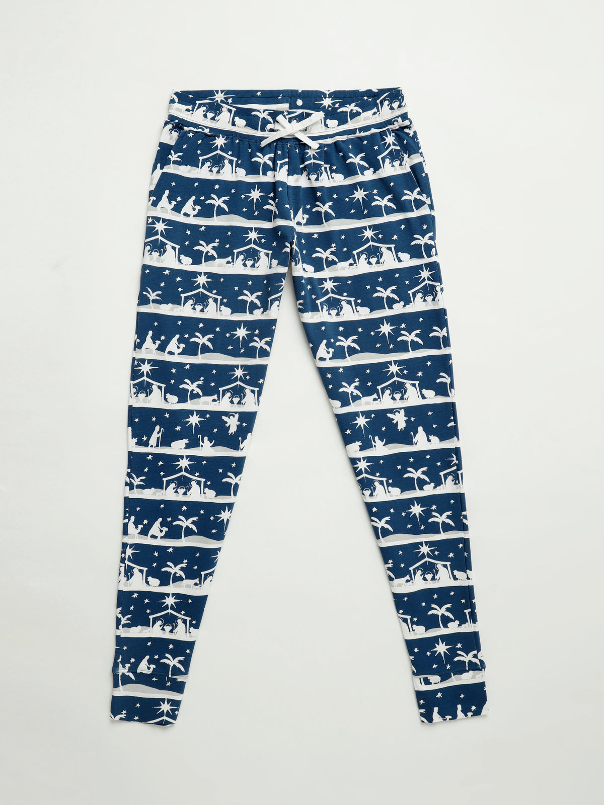 Starry Night Womens Jogger PJ Set Cotton