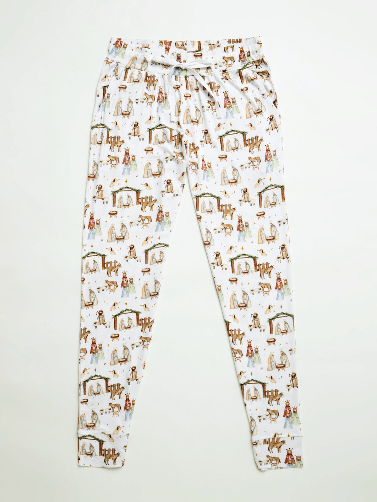 The First Noel Womens Jogger PJ Set Bamboo