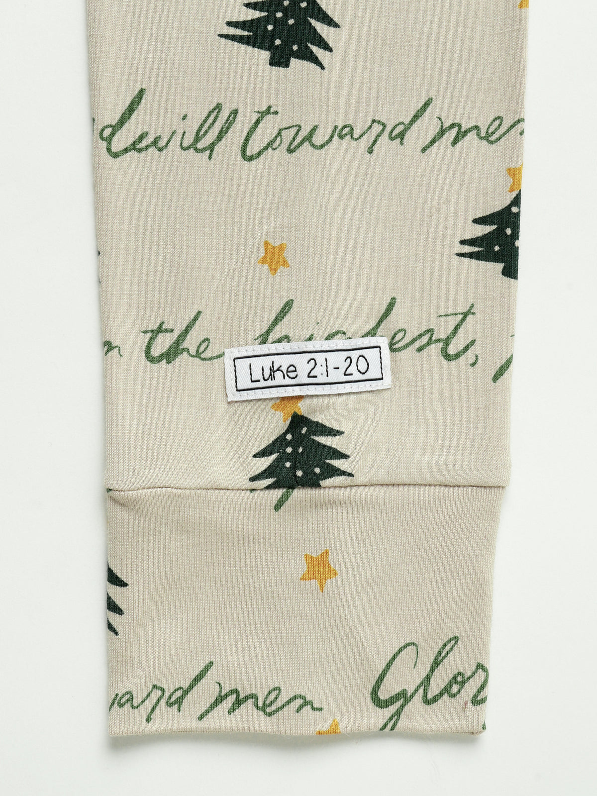 Glory to God Christmas Women's Jogger PJ Set Bamboo