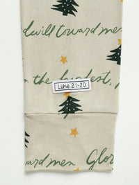 Glory to God Christmas Women's Jogger PJ Set Bamboo